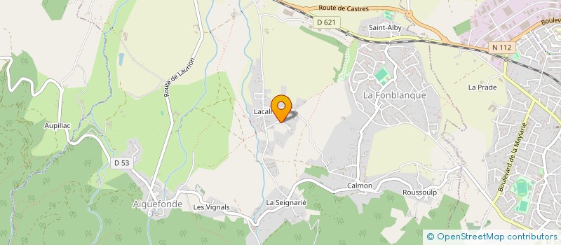 localisation de l'entreprise BEANIS  AIGUEFONDE