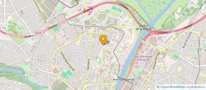 localisation de l'entreprise BEANT à ANGERS