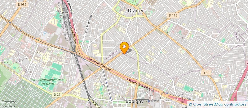 localisation de l'entreprise BEANU à DRANCY