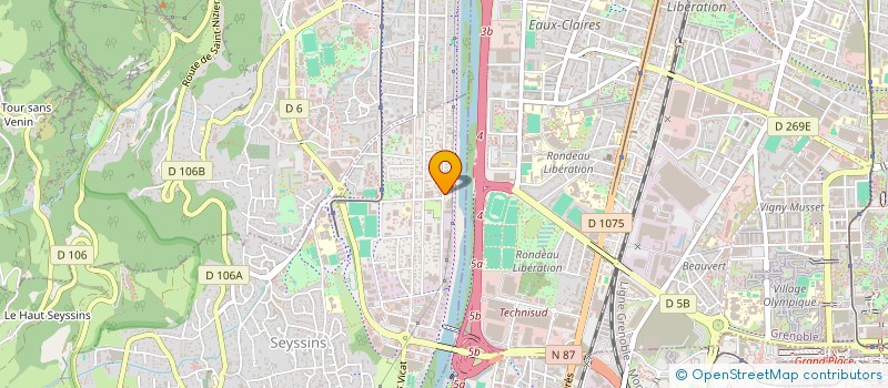 localisation de l'entreprise BEAPAT à SEYSSINS