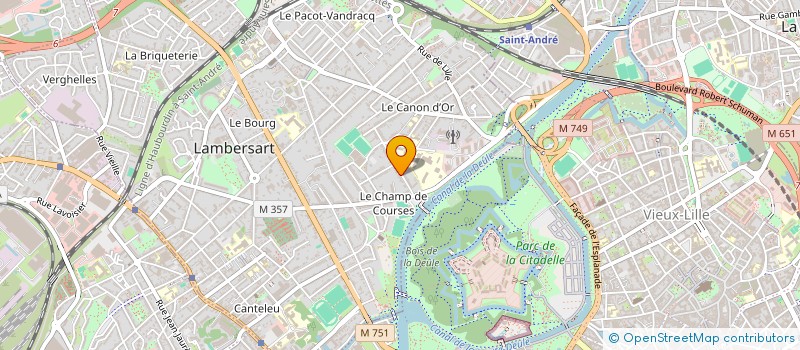 localisation de l'entreprise BEAR à LAMBERSART