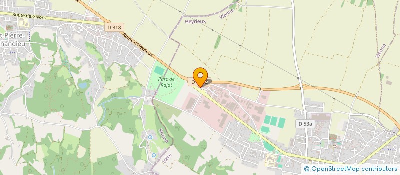 localisation de l'entreprise BEAR BONNEFAMILLE  HEYRIEUX