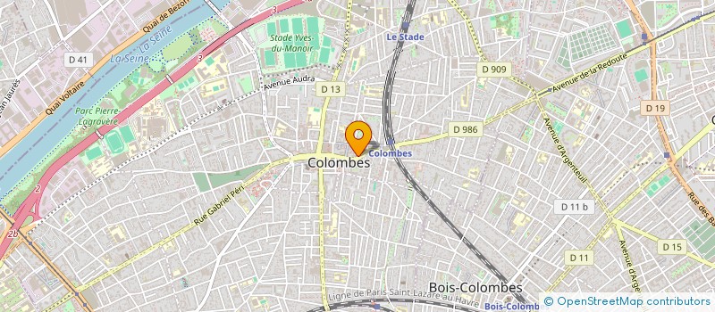 localisation de l'entreprise BEAR CAVE  COLOMBES