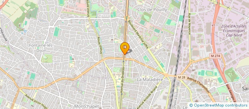 localisation de l'entreprise BEAR CHEVIGNY  DIJON