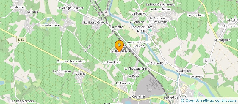 localisation de l'entreprise BEAR IS BACK  GORGES