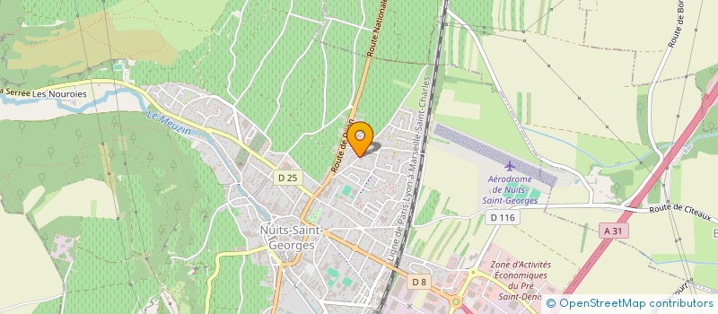 localisation de l'entreprise BEAR LOSNE  NUITS-SAINT-GEORGES