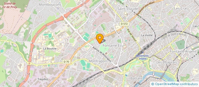 localisation de l'entreprise BEAR MISEREY  BESANCON