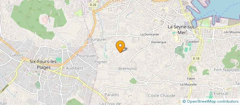 localisation de l'entreprise BEAR PARTNER à LA SEYNE-SUR-MER