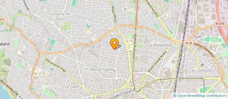 localisation de l'entreprise BEAR VELARS  DIJON