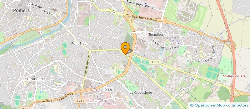 localisation de l'entreprise BEARD WEST KOAST  POITIERS