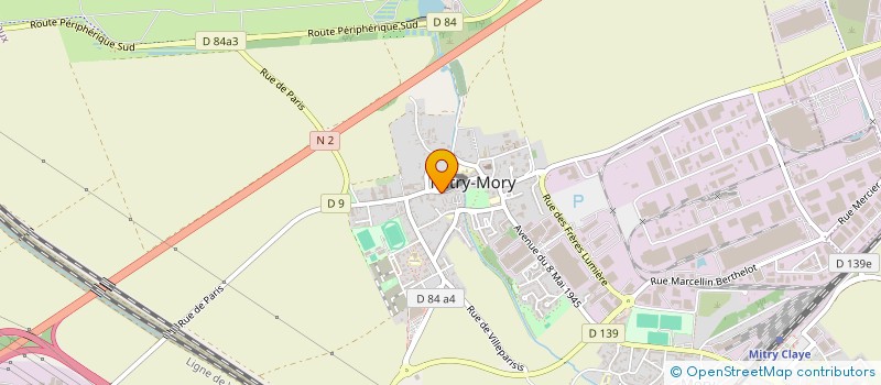 localisation de l'entreprise BEARN  MITRY-MORY