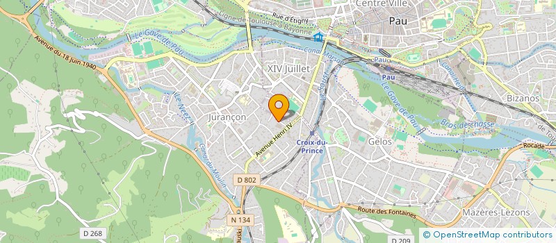 localisation de l'entreprise BEARN ACTIVITES SOLIDARITE EMPLOI à GELOS