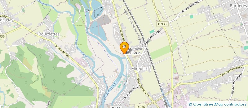 localisation de l'entreprise BEARN AGRI à MIREPEIX