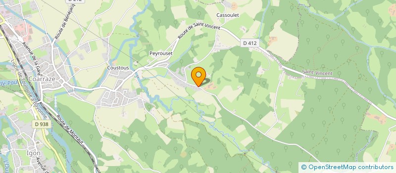 localisation de l'entreprise BEARN ATTEL'AGE  COARRAZE