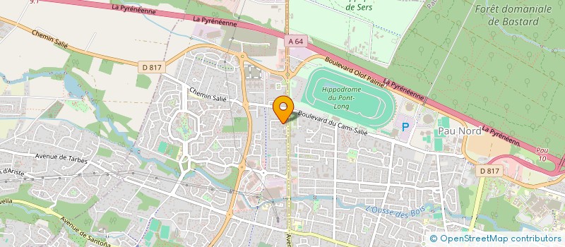 localisation de l'entreprise BEARN AUTO EQUIPEMENT à LONS
