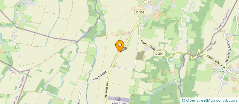 localisation de l'entreprise BEARN BIGORRE TRAVAUX PUBLICS à PONSON-DESSUS