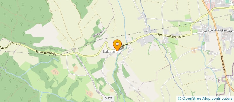 localisation de l'entreprise BEARN BIKE 64  LABATMALE