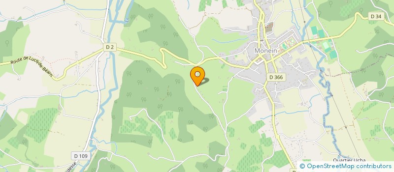 localisation de l'entreprise BEARN ELECTRICITE  MONEIN