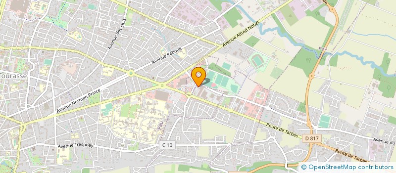 localisation de l'entreprise BEARN FIRST à PAU