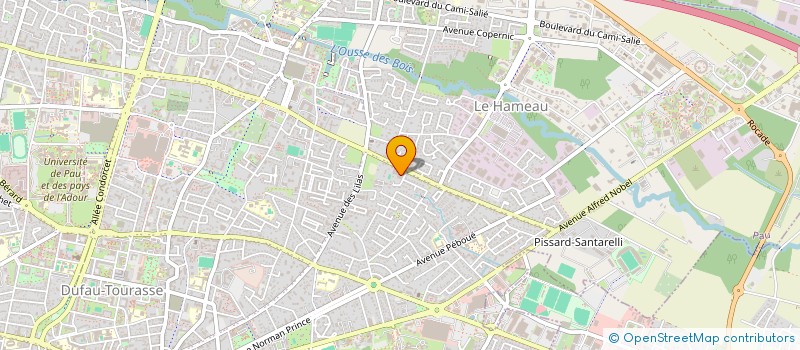 localisation de l'entreprise BEARN FONCIER à PAU