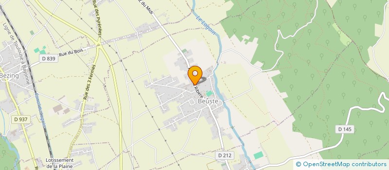 localisation de l'entreprise BEARN GOURMAND à BEUSTE