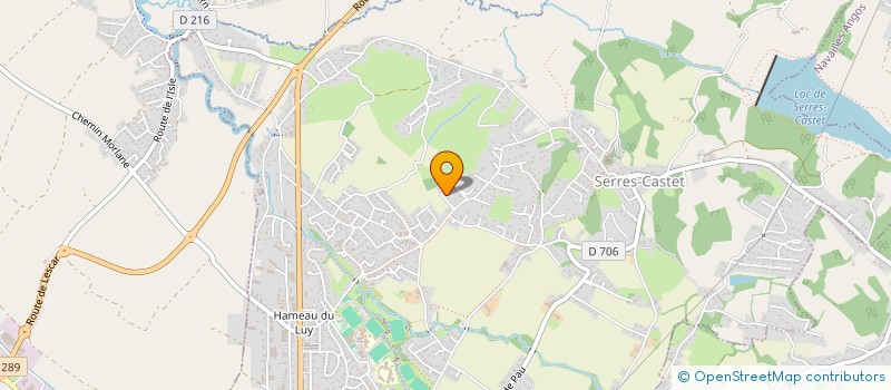 localisation de l'entreprise BEARN HOME SERVICES  SERRES-CASTET