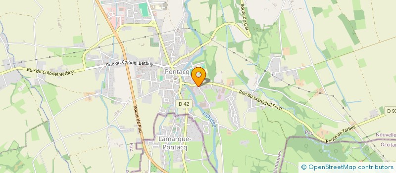 localisation de l'entreprise BEARN LAND  PONTACQ