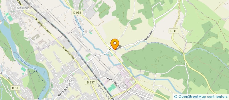 localisation de l'entreprise BEARN PADEL  ASSAT