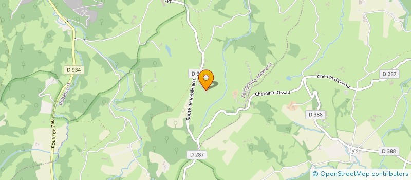 localisation de l'entreprise BEARN PRESTAIR  SEVIGNACQ-MEYRACQ