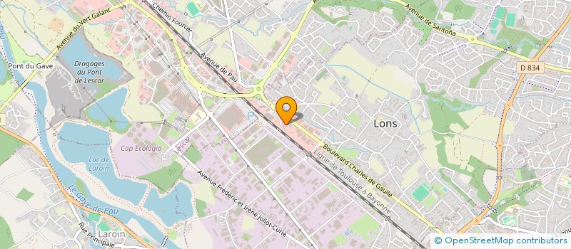 localisation de l'entreprise BEARN PROMOTION CUTS à LONS