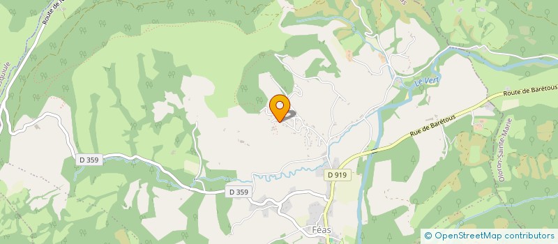 localisation de l'entreprise BEARN SOLEIL  ANCE FEAS