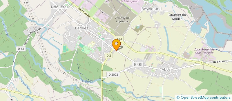 localisation de l'entreprise BEARNAISE DE RECHAPAGE à PARDIES
