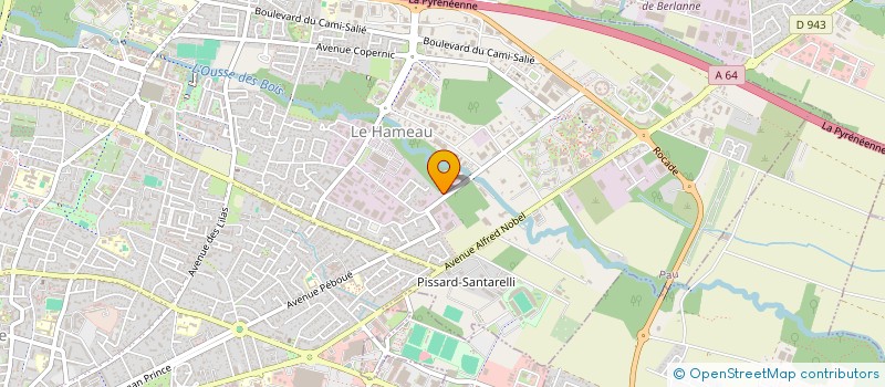 localisation de l'entreprise BEARNAISE ETANCHEITE MULTISERVICES à PAU