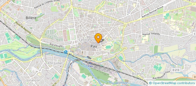 localisation de l'entreprise BEARNAISES D'HIER ET D'AUJOURD'HUI à PAU