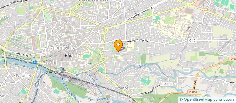 localisation de l'entreprise BEARNES EN CAMIN à PAU