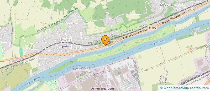localisation de l'entreprise BEARS SUR SEINE à JUZIERS