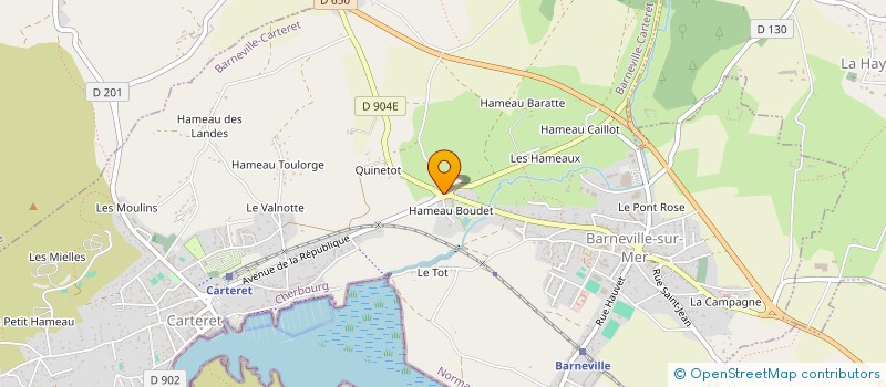 localisation de l'entreprise BEARZATTO à BARNEVILLE-CARTERET