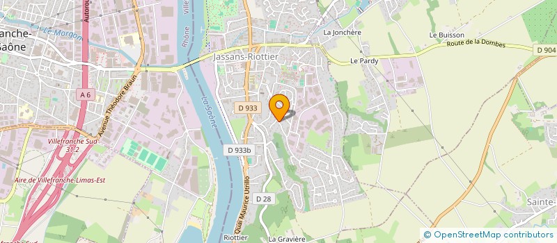 localisation de l'entreprise BEAS à JASSANS-RIOTTIER