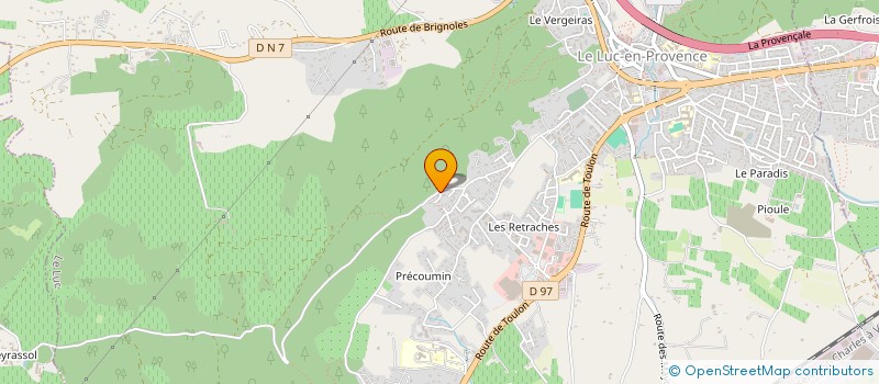 localisation de l'entreprise BEASOL  LE LUC