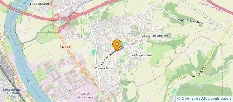 localisation de l'entreprise BEASSIST  GENAY