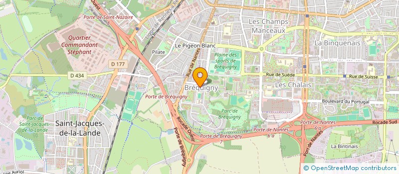 localisation de l'entreprise BEAST BARBER  RENNES