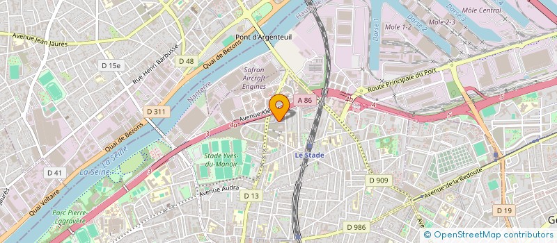 localisation de l'entreprise BEAT 35  COLOMBES