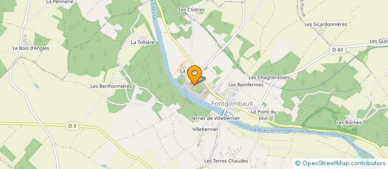 localisation de l'entreprise BEATA MARIA FONTIS GOMBAUDI à FONTGOMBAULT