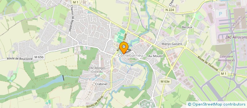 localisation de l'entreprise BEATBOX FRANCE  CORNEBARRIEU