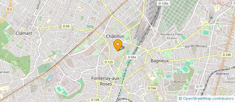 localisation de l'entreprise BEATHUS  CHATILLON