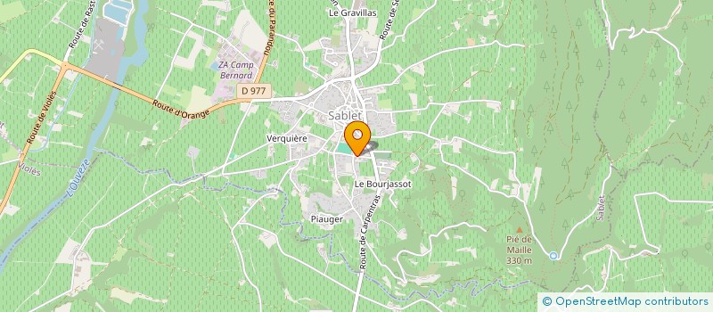 localisation de l'entreprise BEATI  SABLET