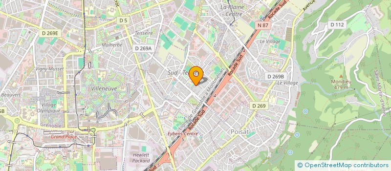 localisation de l'entreprise BEATICA  SAINT-MARTIN-D'HERES