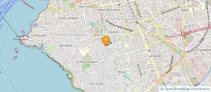 localisation de l'entreprise BEATITUDE FRANCE  MARSEILLE