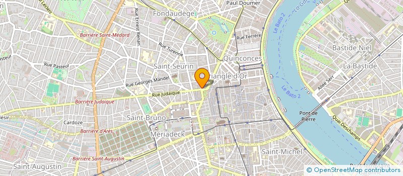 localisation de l'entreprise BEATLES  BORDEAUX