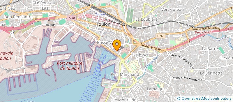 localisation de l'entreprise BEATRICE à TOULON